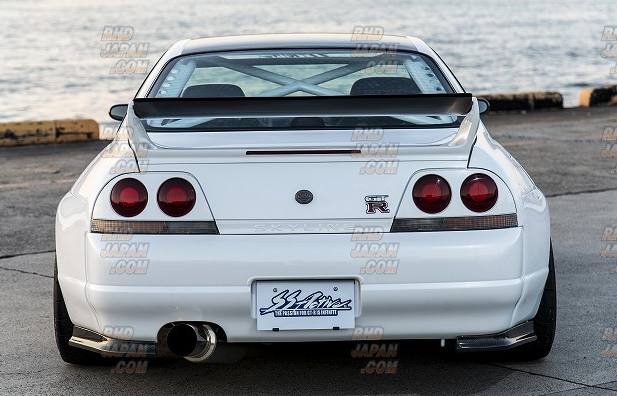 Garage Active Rear Spoiler Wing Flap Carbon - Skyline GT-R BCNR33